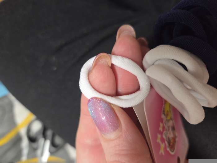 Фотография покупателя товара Резинки для волос «Амурные дела», набор 20 шт., звездуля, 2.5 см - Фото 3