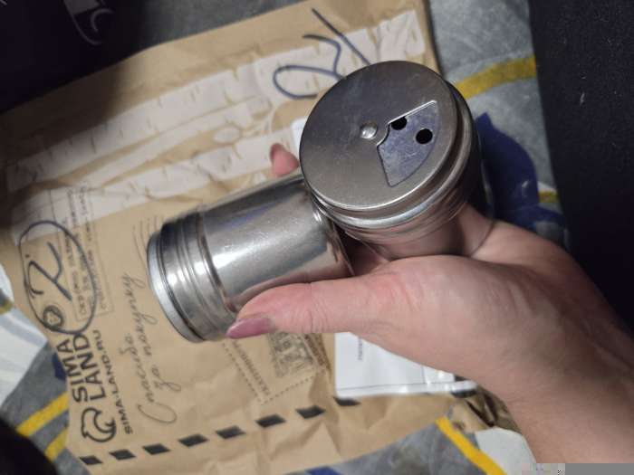 Фотография покупателя товара Солонка «Элиас», 150 мл, 5.4×7.5 см, нержавеющая сталь - Фото 2