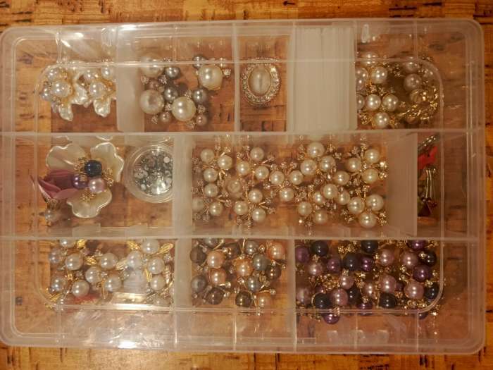 Фотография покупателя товара Органайзер для хранения мелочей, передвижные ячейки, 24 ячейки, 19.5×13.5×3.5 см, прозрачный - Фото 1