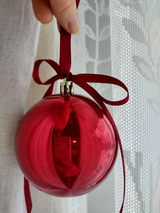 Фотография покупателя товара Ёлочные игрушки «Чары волшебства», шары новогодние, d=7.5 см, набор 6 шт., коричневый - Фото 1