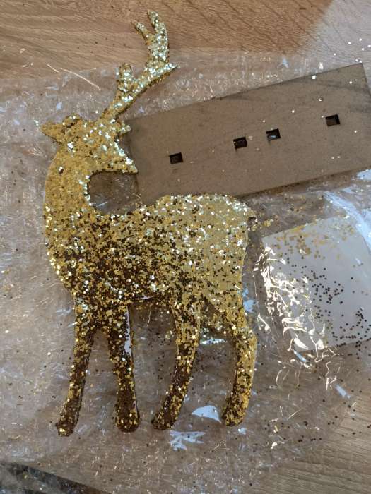 Фотография покупателя товара Декор новогодний «Яркий олень» золотой, 6×14×24 см - Фото 21