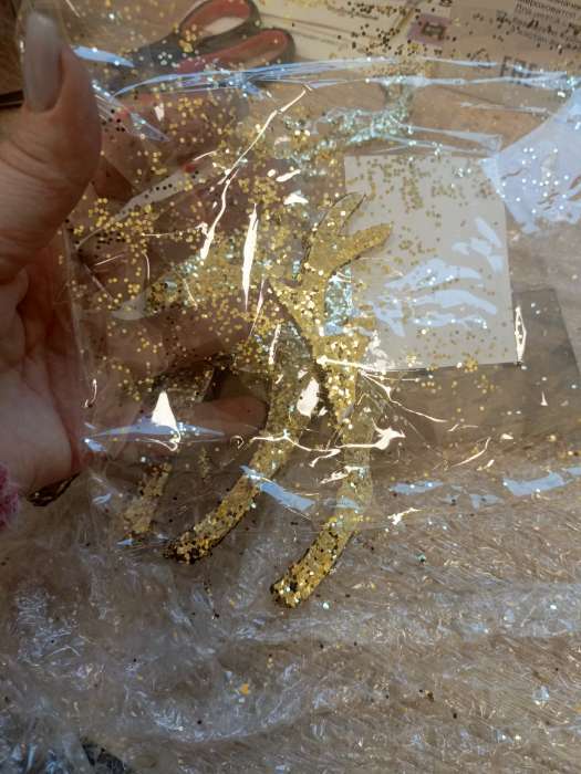 Фотография покупателя товара Декор новогодний «Яркий олень» золотой, 6×14×24 см - Фото 20