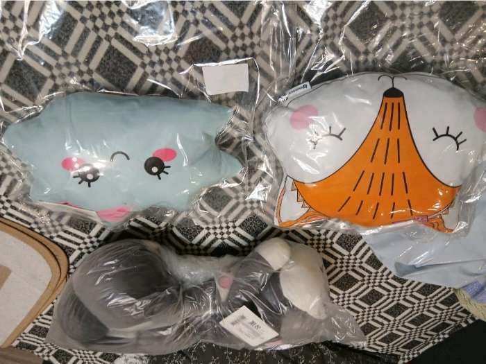 Фотография покупателя товара Игрушка-Подушка декоративная «Этель. Облачко», велюр - Фото 2