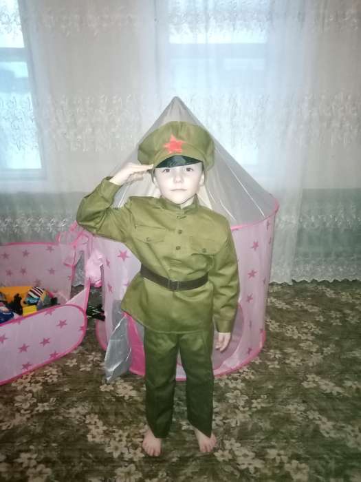 Фотография покупателя товара Карнавальный костюм «Сержант», 8–10 лет, рост 140–152 см - Фото 1