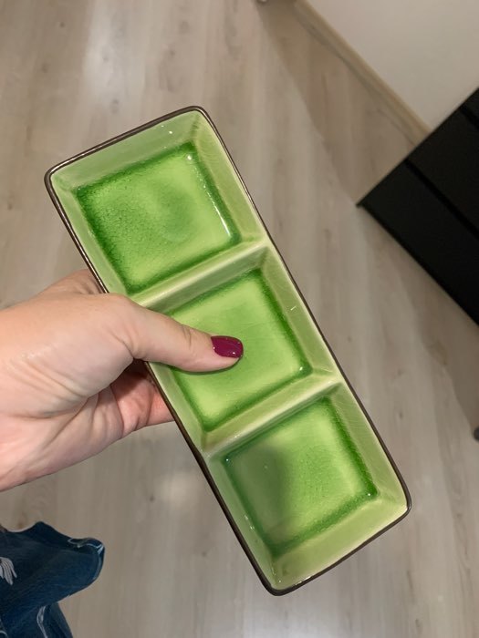 Фотография покупателя товара Менажница 3 секции «Таллула», 20.5×7.5×2.5 см, керамика - Фото 1