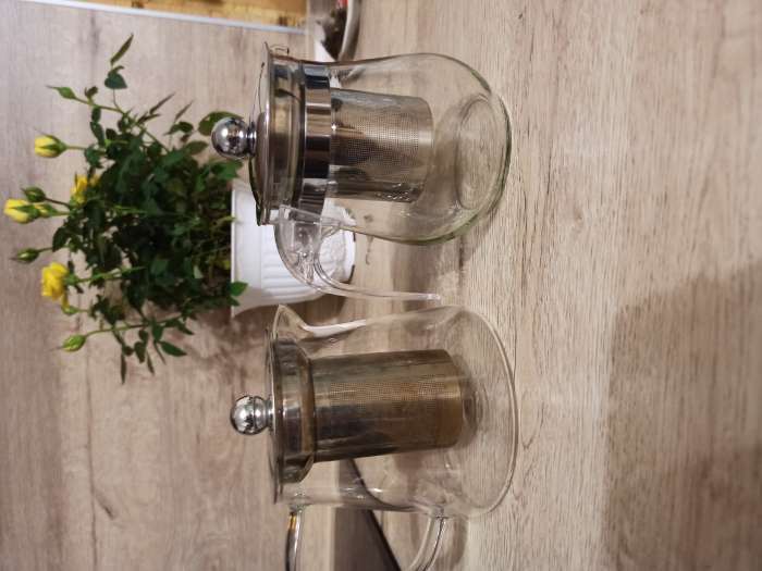 Фотография покупателя товара Чайник стеклянный заварочный Magistro «Шейди», 350 мл, с металлическим ситом, пластиковая колба