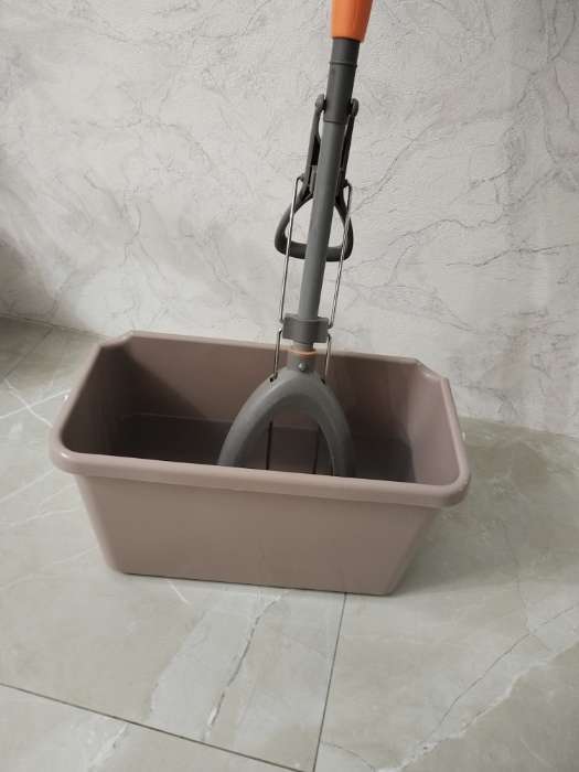 Фотография покупателя товара Ведро для уборки «Объём», 14 л, пластик, МИКС - Фото 2