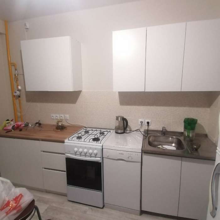 Фотография покупателя товара Кухонный гарнитур «Мори», 2000×600 мм, цвет графит - Фото 3