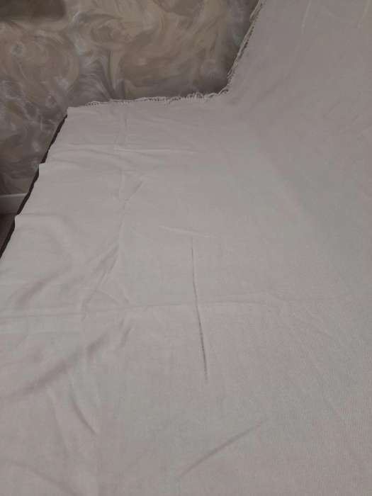 Фотография покупателя товара Плед с бахромой «Этель» Light touch, 130×190 см, белый - Фото 1