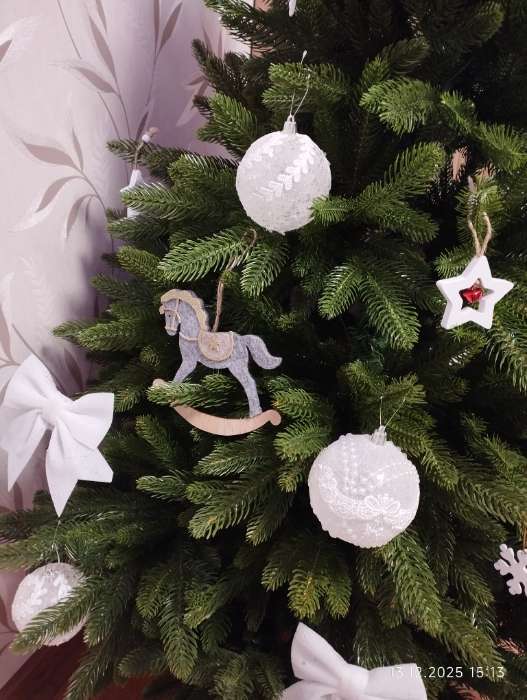 Фотография покупателя товара Елочная игрушка «Фигурки», с бубенчиком, МИКС - Фото 7