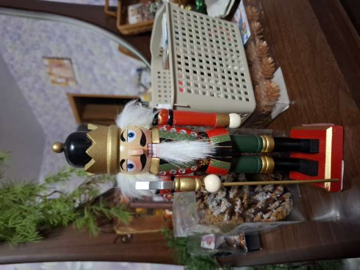 Фотография покупателя товара УЦЕНКА Новогодний сувенир «Щелкунчики» 5×8×24.5 см МИКС - Фото 6