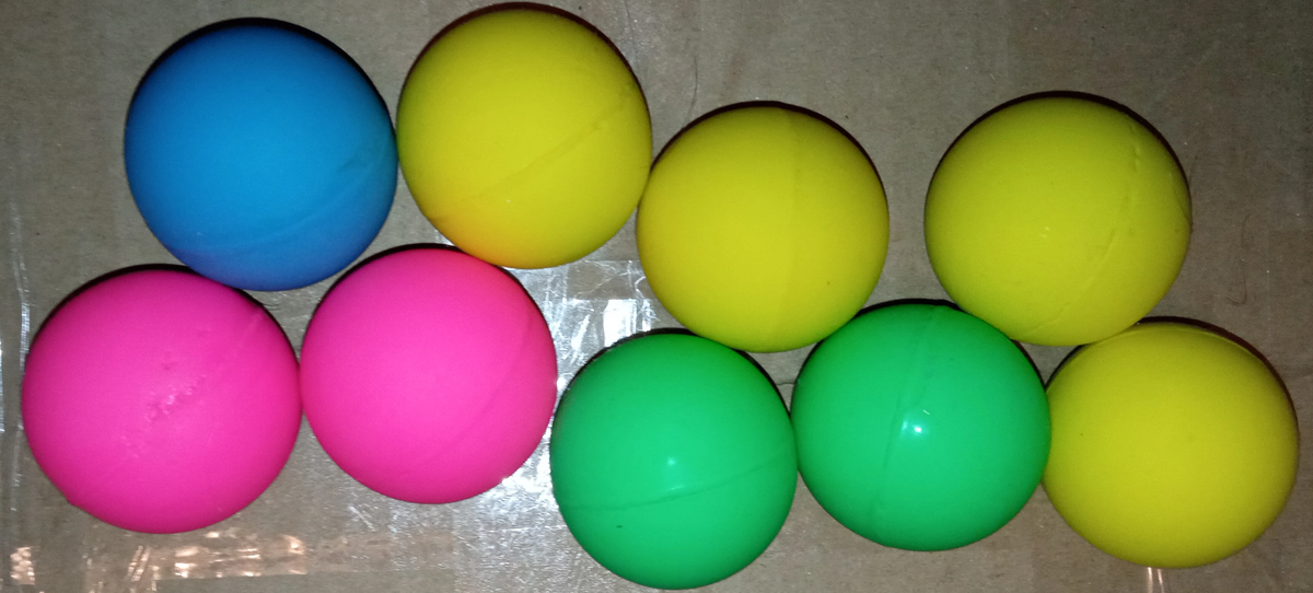Фотография покупателя товара Мяч каучуковый «Монстрик», цвета МИКС,в пакете - Фото 2