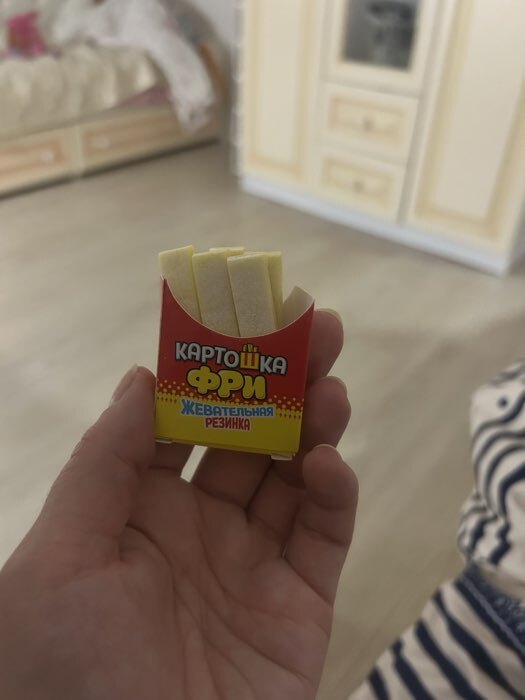 Фотография покупателя товара Жевательная резинка «Картошка фри», 15 г - Фото 7