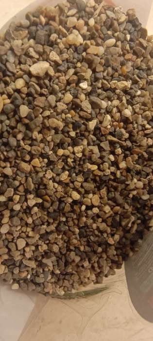 Фотография покупателя товара Речной песок «Рецепты дедушки Никиты», сухой, фр 1.6-2.5, крошка, 2 кг - Фото 2