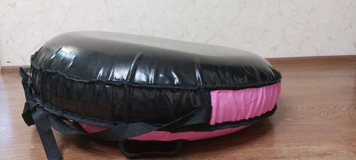 Фотография покупателя товара Тюбинг-ватрушка «Комфорт», диаметр чехла 90 см, цвета МИКС - Фото 15