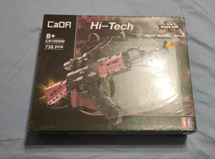 Фотография покупателя товара УЦЕНКА Конструктор Оружие Техно «Пистолет», 332 детали, 6 пуль, стреляет - Фото 1