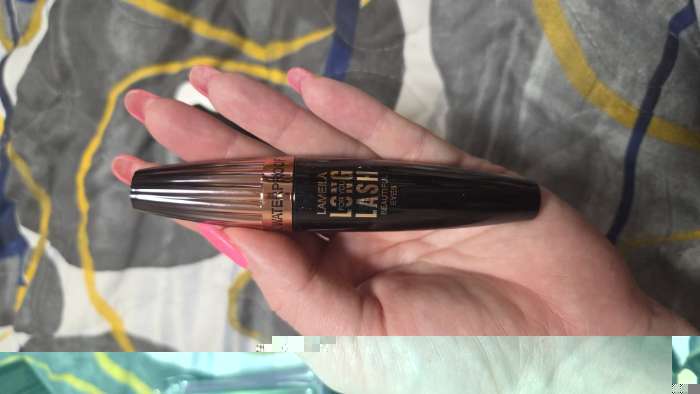 Фотография покупателя товара Тушь для ресниц с щеткой из натурального ворса, черная, 9 мл - Фото 3