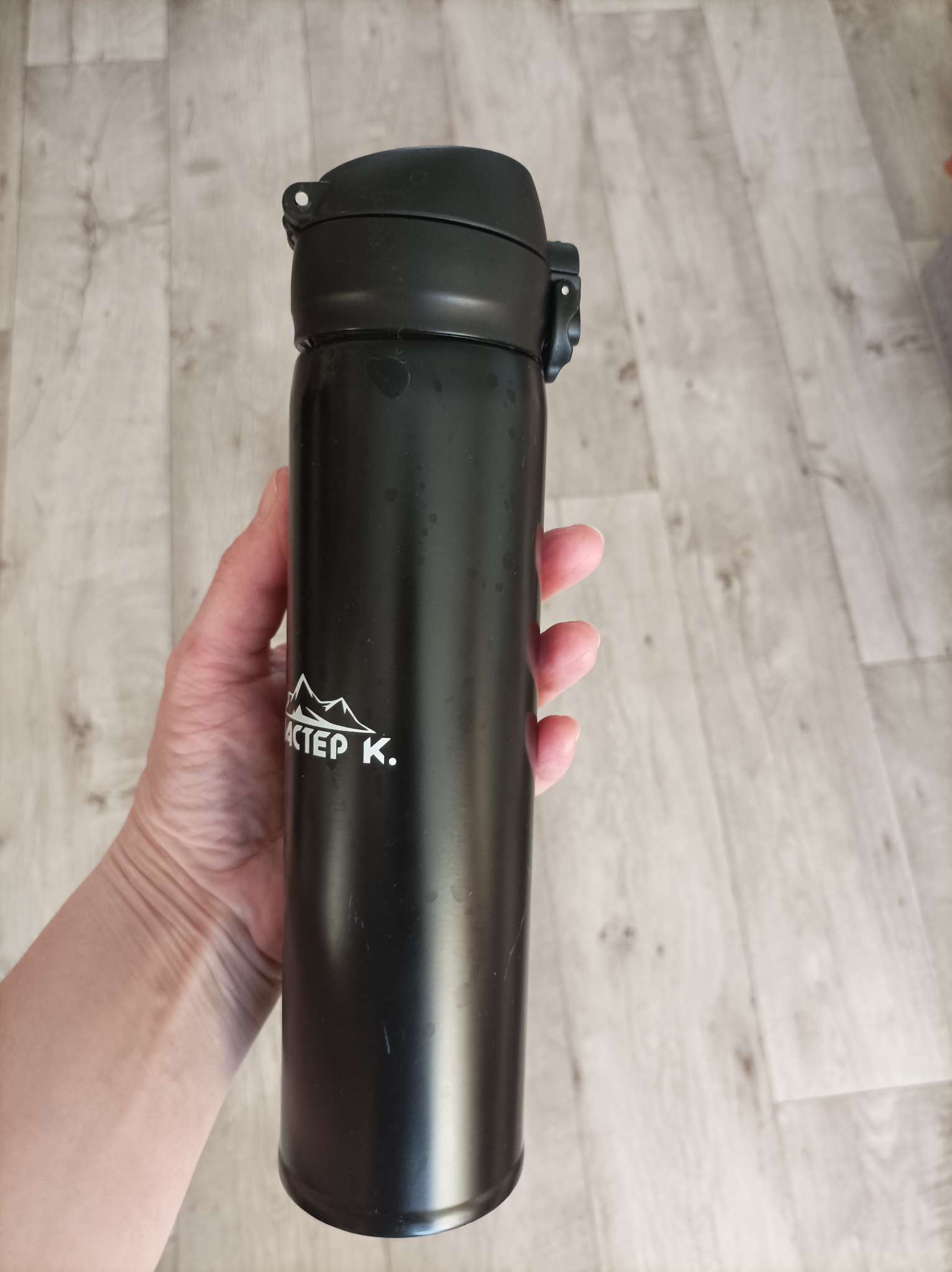 Фотография покупателя товара Термос Мастер К «Топ», 500 мл, 6.3×24.5 см, сохраняет тепло 8 ч, нержавеющая сталь, чёрный - Фото 110