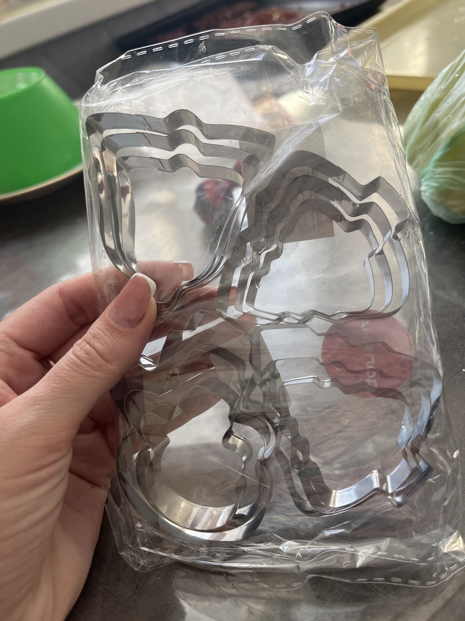 Фотография покупателя товара Набор форм для вырезания печенья Доляна «Рождество», 12 шт. - Фото 3