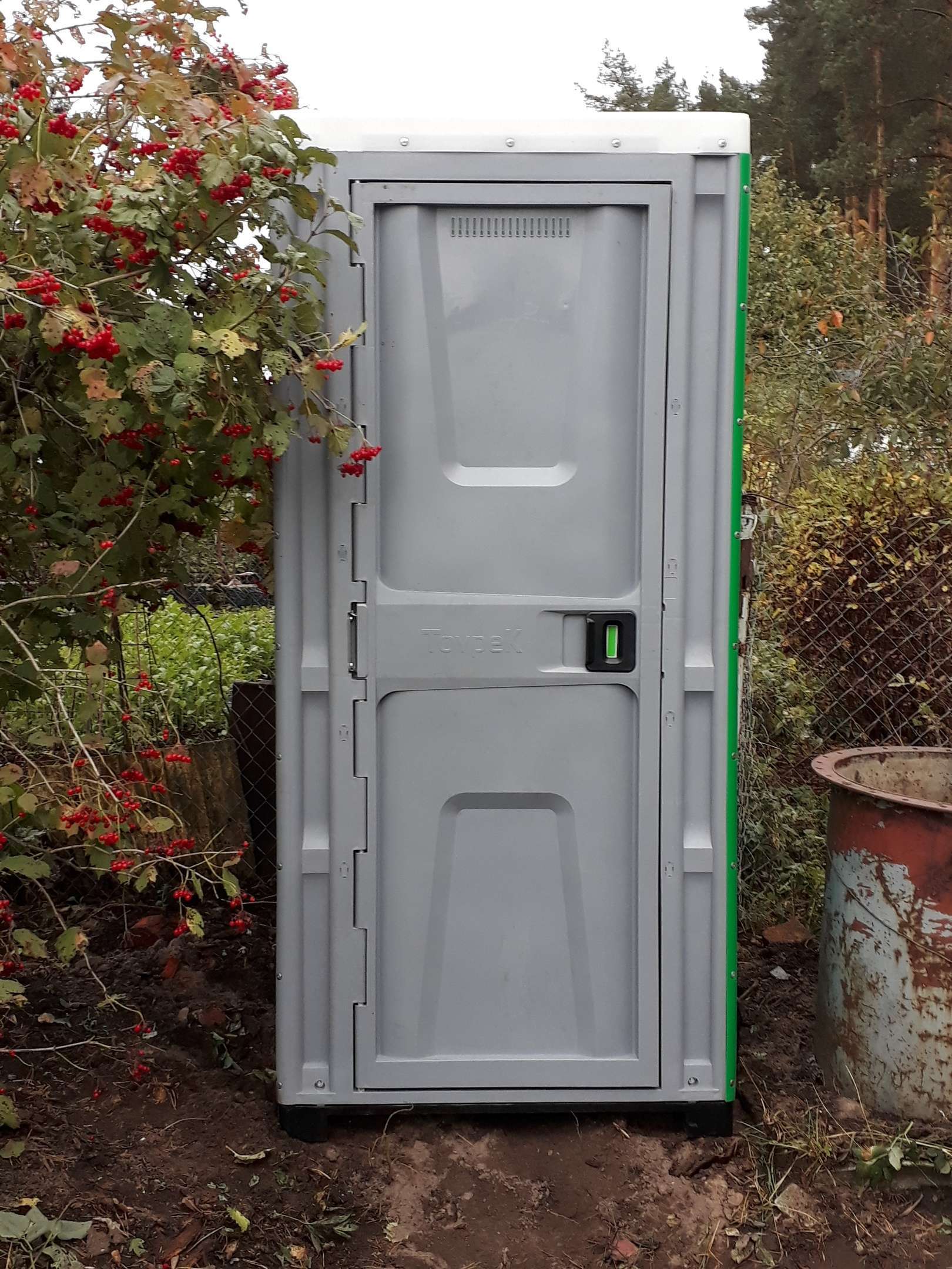Фотография покупателя товара Туалетная кабина, 225 × 100 × 100 см, 250 л, зелёная - Фото 3