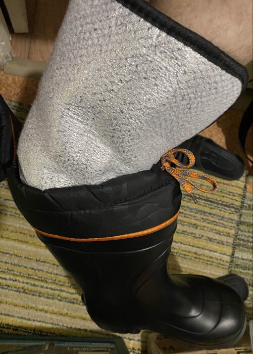 Фотография покупателя товара Сапоги мужские ЭВА «Мороз» Д333-НУ, -60°С, размер 46-47, чёрные - Фото 6