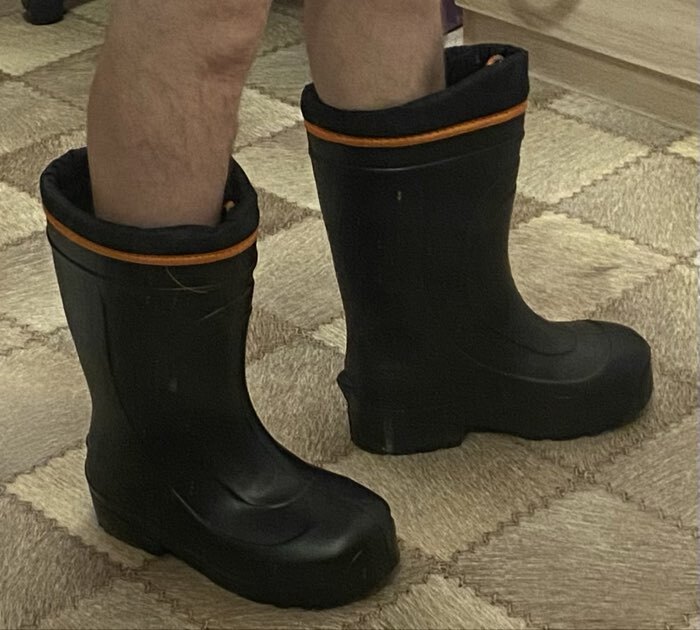 Фотография покупателя товара Сапоги мужские ЭВА «Мороз» Д333-НУ, -60°С, размер 46-47, чёрные - Фото 9