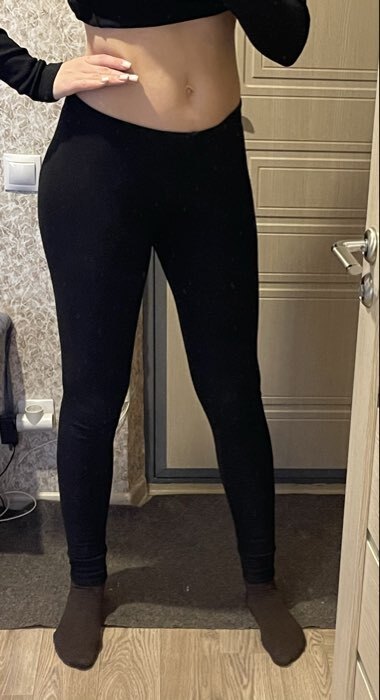 Фотография покупателя товара Термобельё женское (лонгслив, лосины) MINAKU, чёрное, размер 44 - Фото 3