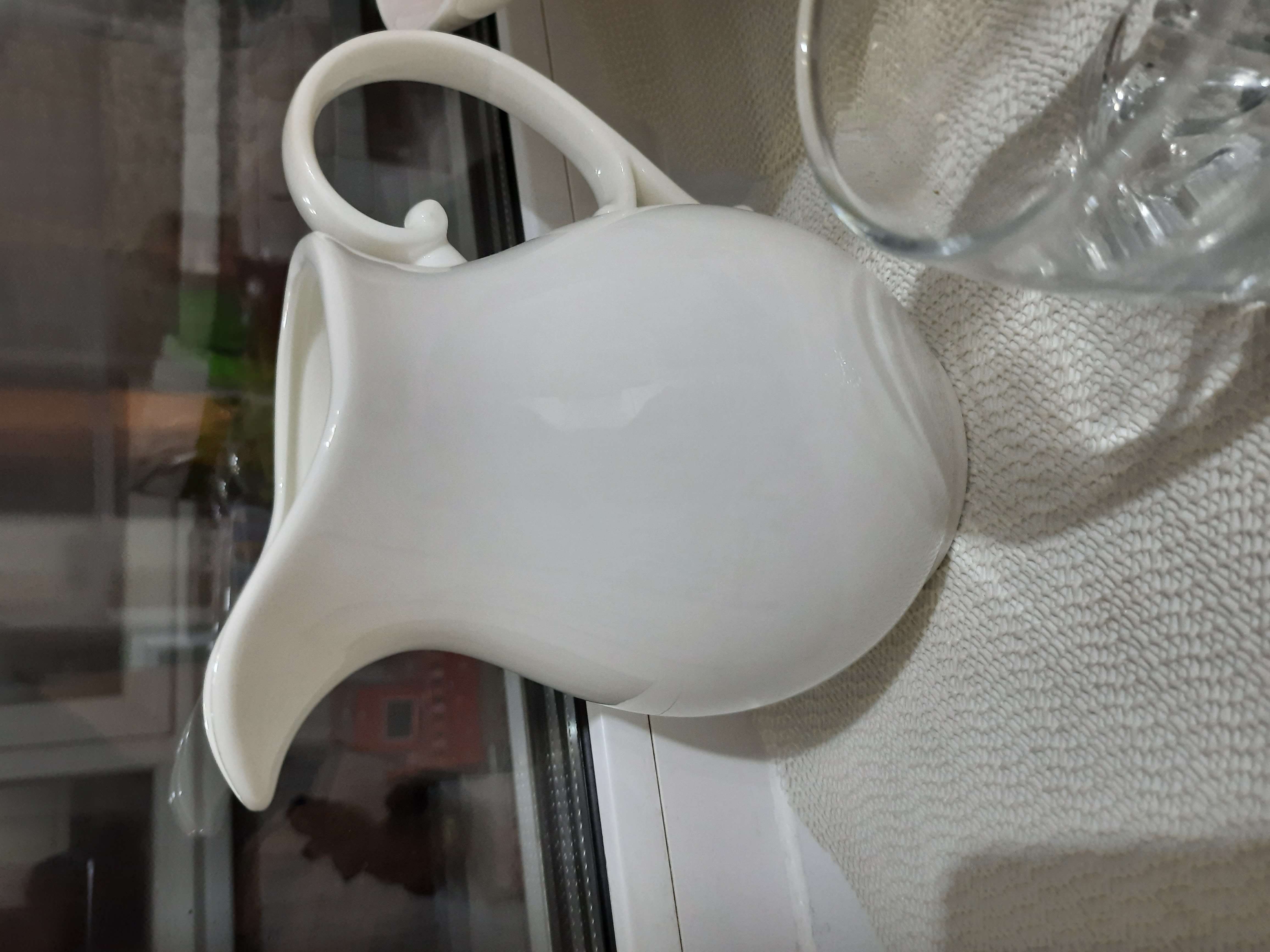 Фотография покупателя товара Кувшин фарфоровый Wilmax, 600 мл, цвет белый - Фото 1