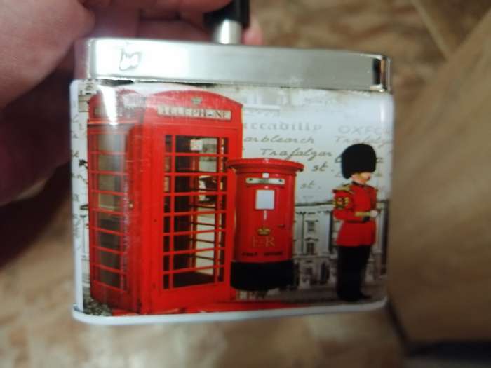 Фотография покупателя товара Пепельница бездымная "Лондон", 9 х 11.5 см , микс - Фото 1