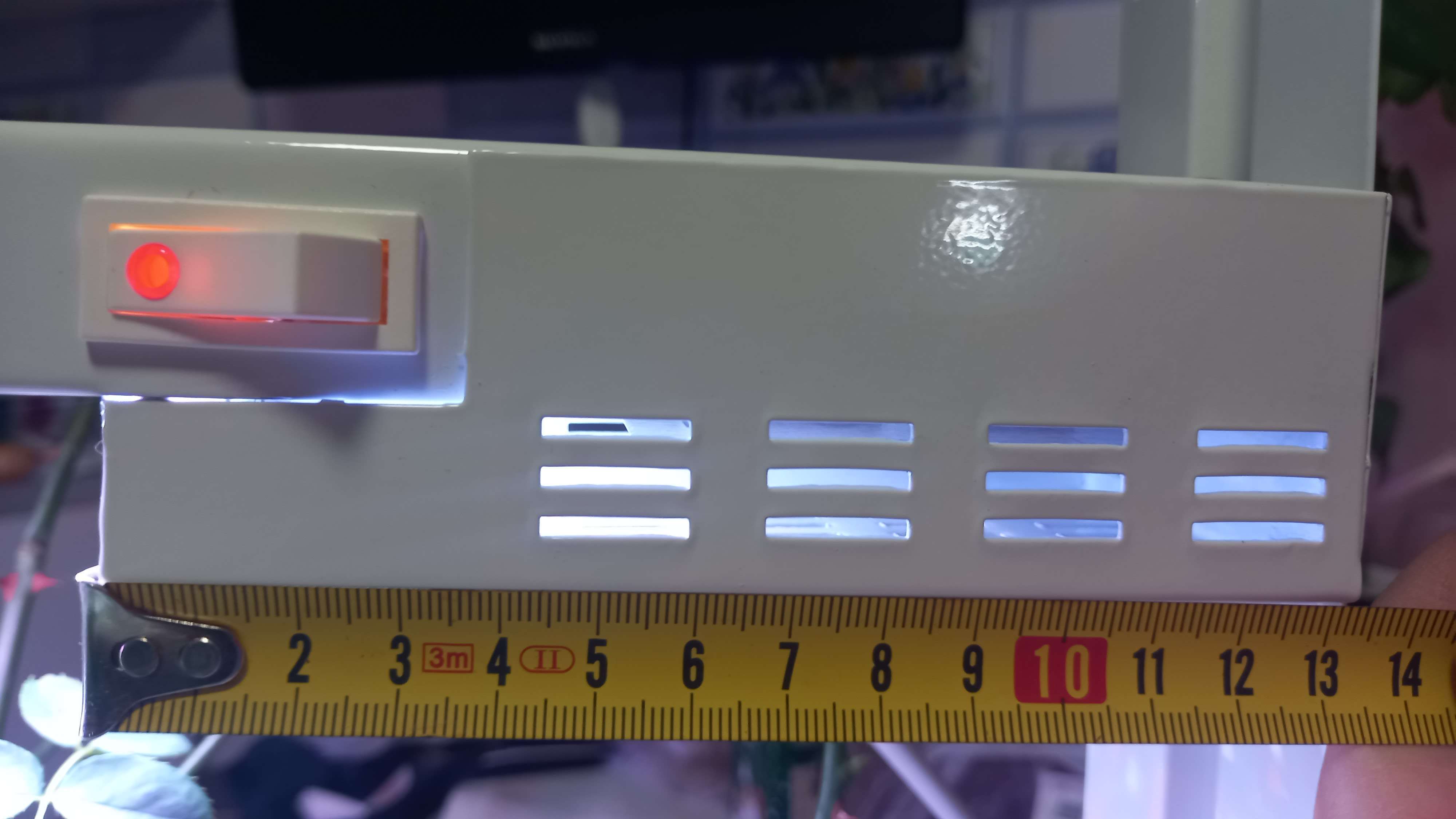 Фотография покупателя товара Фитосветильник светодиодный, 30 Вт, 640 мм, IP20, сине-красный спектр, розовый, "Петромаш"