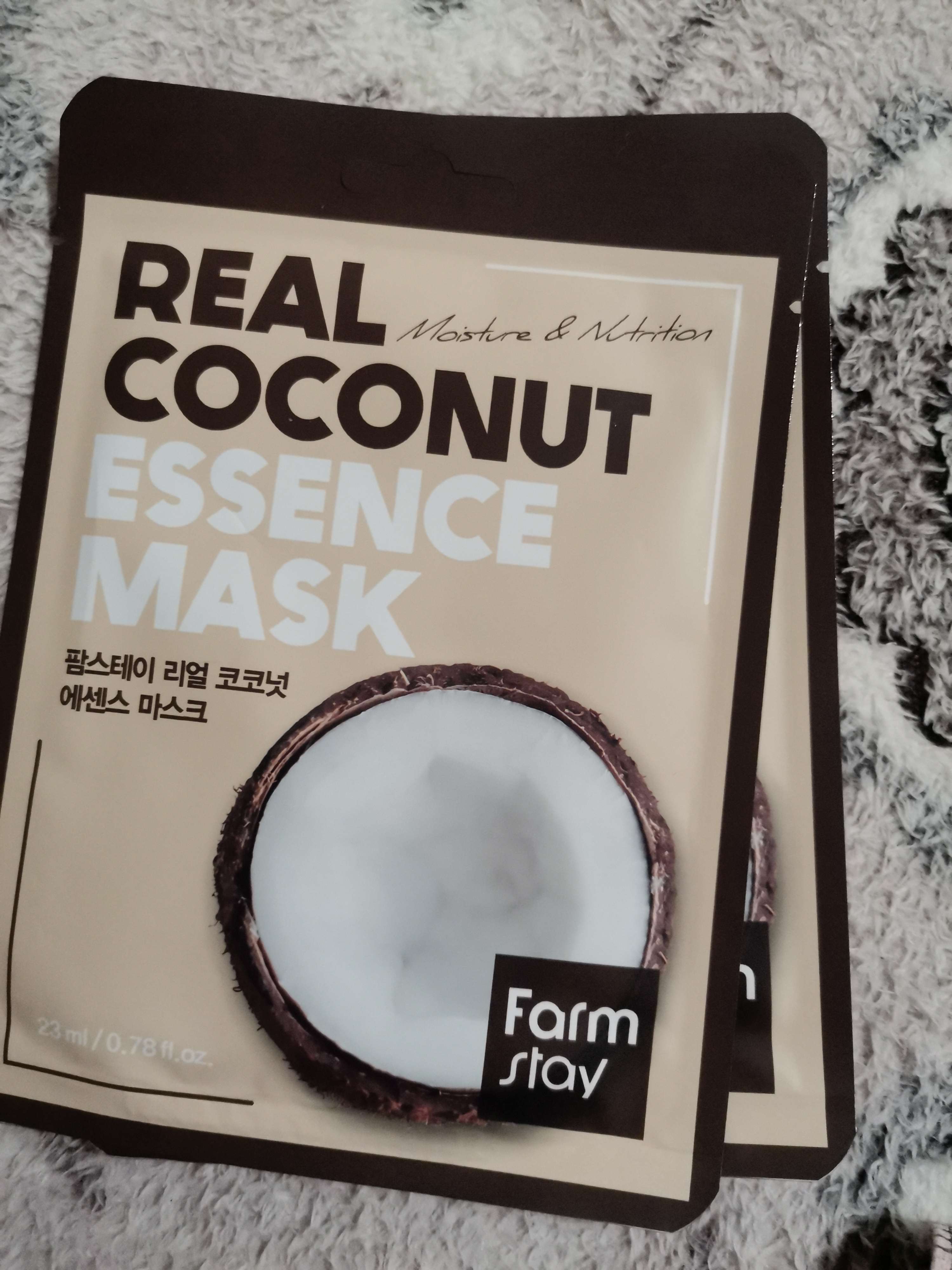 Фотография покупателя товара Тканевая маска для лица FarmStay, с экстрактом кокоса, 23 мл - Фото 9