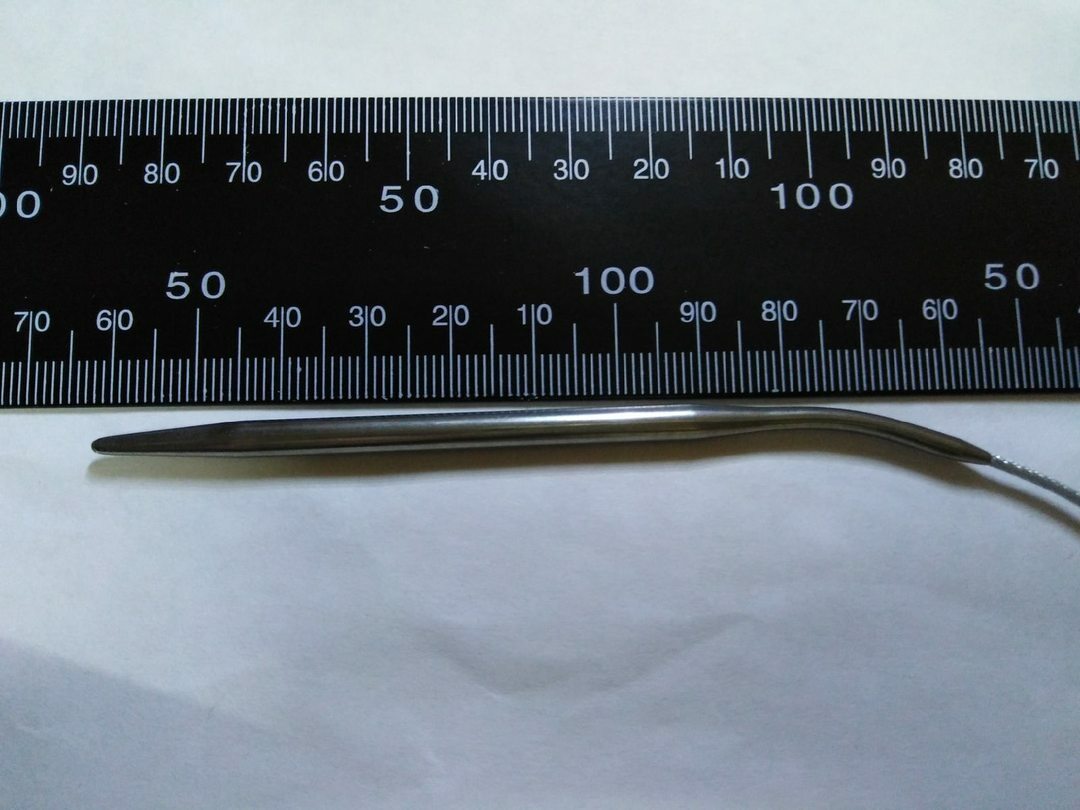 Фотография покупателя товара Спицы круговые, для вязания, с металлическим тросом, d = 2 мм, 10/40 см - Фото 6