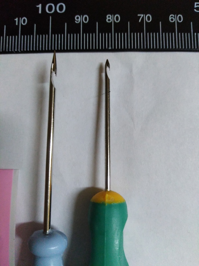 Фотография покупателя товара Шило швейное, с крючком, 13 × 2 см, цвет МИКС - Фото 5