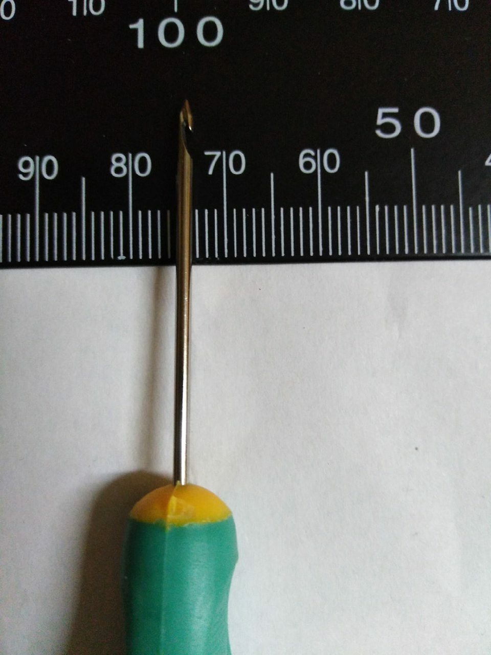 Фотография покупателя товара Шило швейное, с крючком, d = 1,6 мм, 13,5 × 3 см