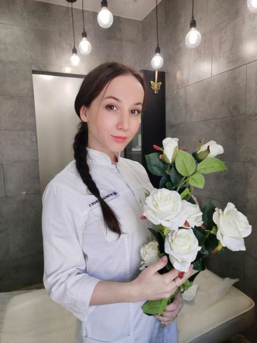 Фотография покупателя товара Цветы искусственные куст розы капля 90 см красный - Фото 1