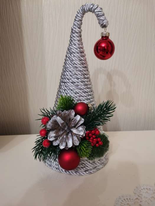 Фотография покупателя товара Шнур витой, d=5 мм, 10±1 м, светло-серый - Фото 3