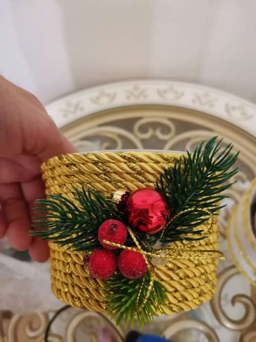 Фотография покупателя товара Шнур витой, d=5 мм, 10±1 м, светло-серый - Фото 2