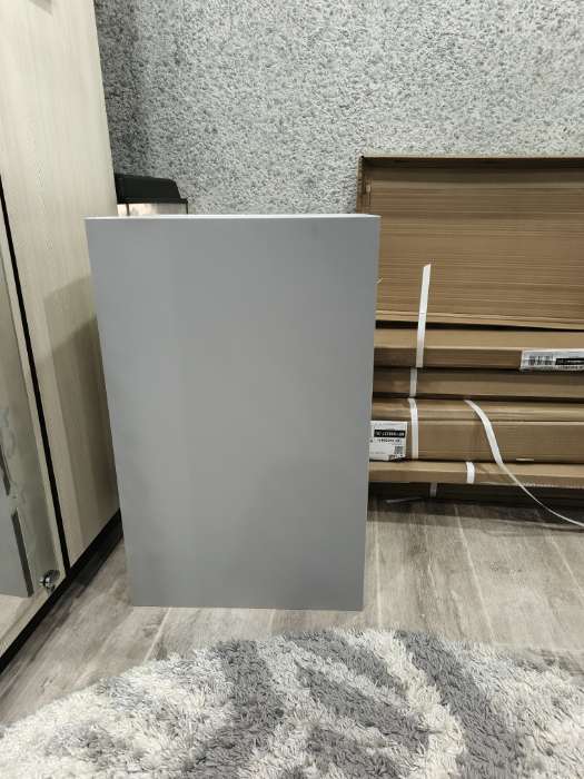 Фотография покупателя товара Кухонный гарнитур прямой «Парма медиум», 1400 мм, цвет белый/шиншилла серая/джарра - Фото 3