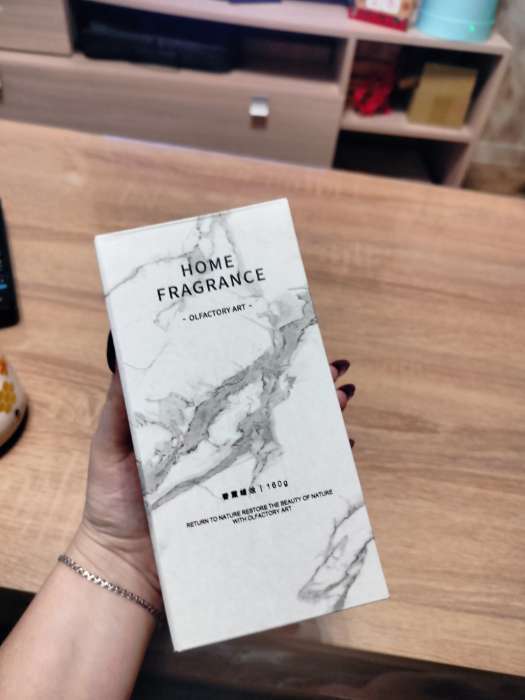 Фотография покупателя товара Ароматическая свеча в подсвечнике «Лилия», соевый воск - Фото 2