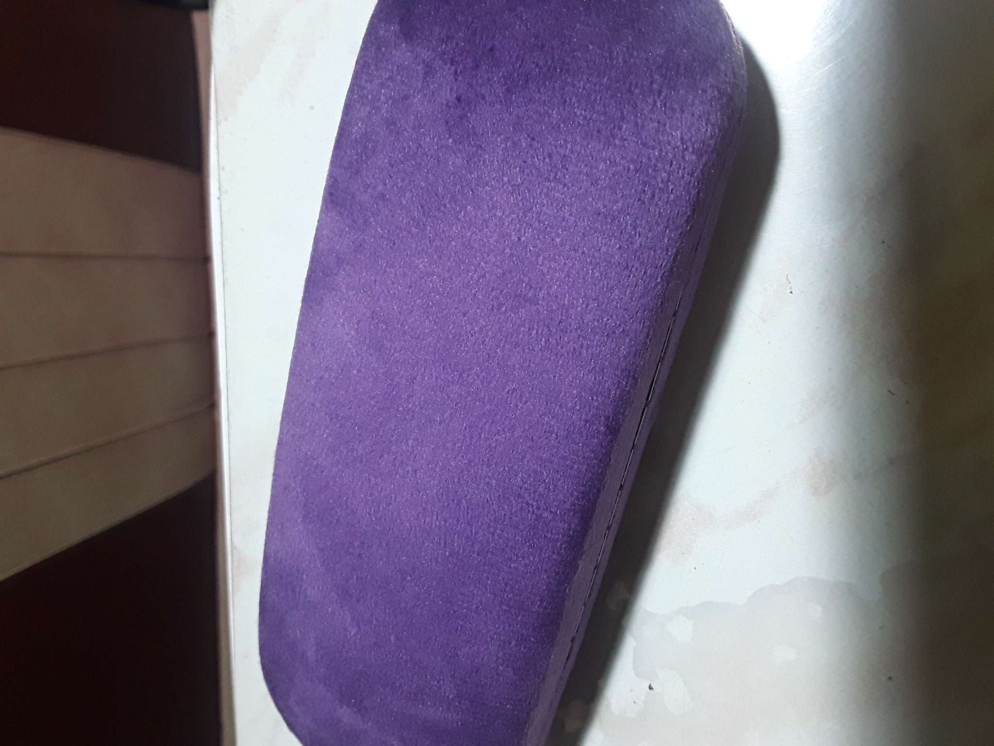 Фотография покупателя товара Футляр для очков на хлопушке, однотонный, размер 16×6×2 см, чёрный - Фото 2