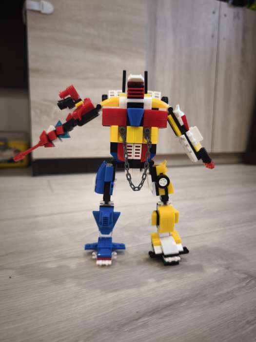 Фотография покупателя товара Конструктор «Робот», 3 варианта сборки, 105 деталей - Фото 1