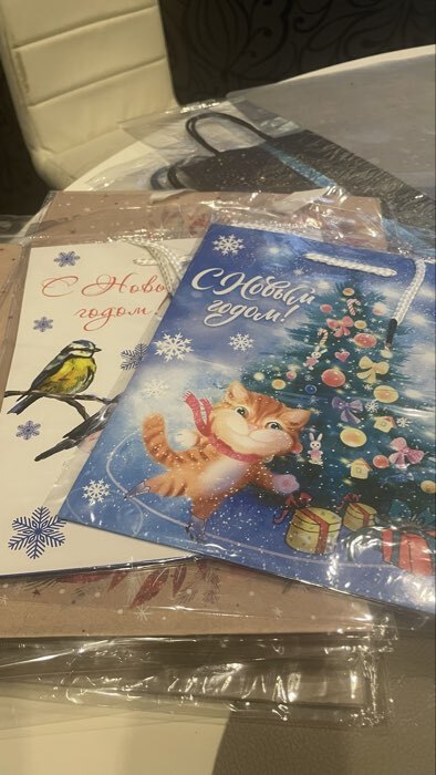 Фотография покупателя товара УЦЕНКА Пакет подарочный ламинированный новогодний «Новый год», ML 21×25×8 см, МИКС - Фото 19