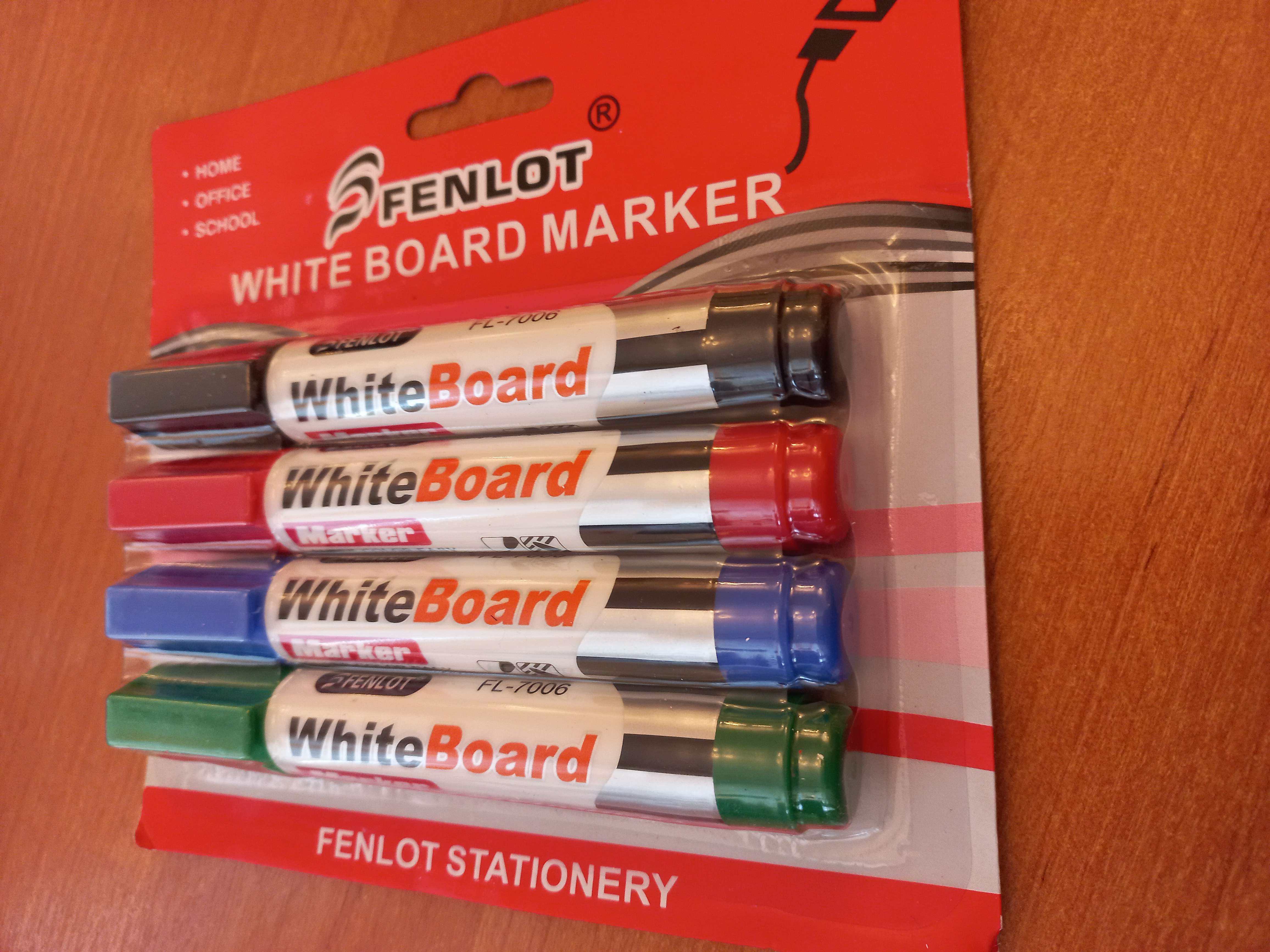 Фотография покупателя товара Набор маркеров для флипчарта, 4 цвета, 3 мм, блистер