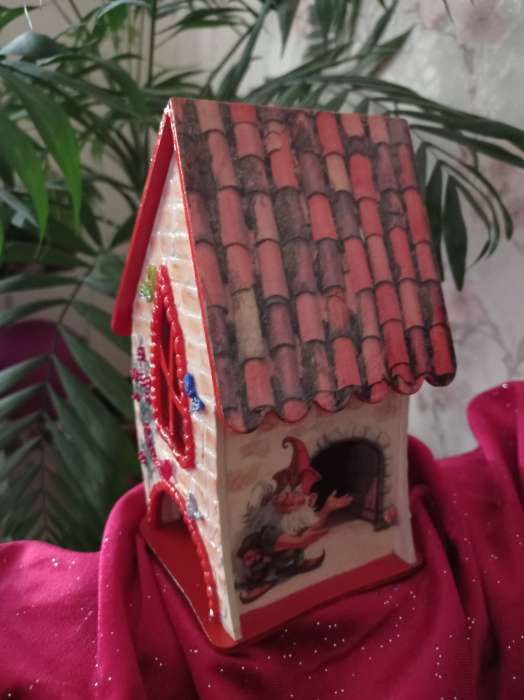 Фотография покупателя товара Чайный домик «Дом наклоненный», заготовка для творчества - Фото 1