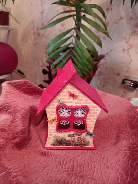 Фотография покупателя товара Чайный домик «Дом маленький», заготовка для творчества - Фото 3