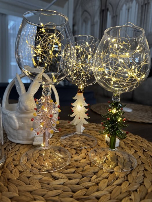 Фотография покупателя товара Бокал для вина SL-Home «Ёлочный», 370 мл, 8.5×20.8 см, стекло, прозрачный, розовый - Фото 7