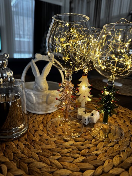 Фотография покупателя товара Бокал для вина SL-Home «Ёлочный», 370 мл, 8.5×20.8 см, стекло, прозрачный, розовый - Фото 6