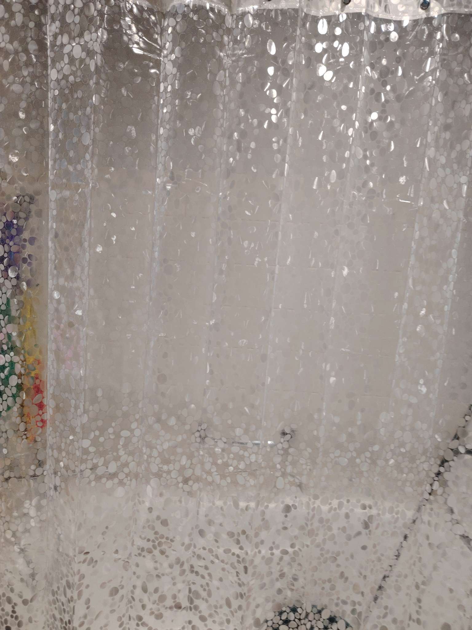 Фотография покупателя товара Штора для ванной SAVANNA «Галька», 180×200 см, PEVA, белая - Фото 1