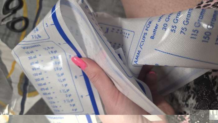 Фотография покупателя товара Коврик для выпечки и раскатки теста с разметкой, армированный, силикон, 59×38.5 см, белый - Фото 2