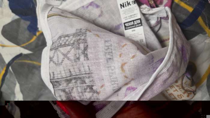 Фотография покупателя товара Чехол для гладильной доски Nika, 125×36 см, рисунок МИКС - Фото 1